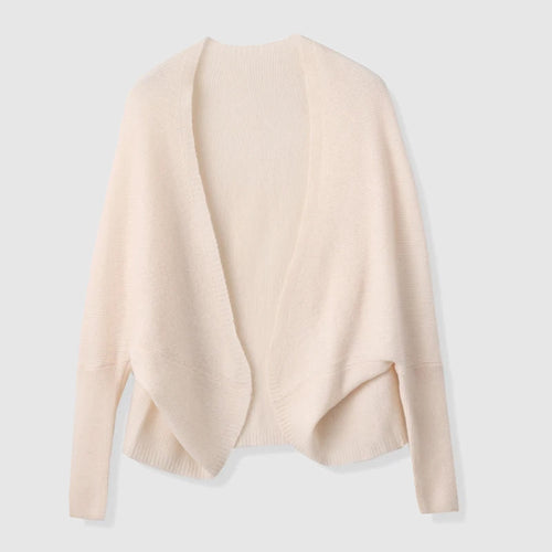 Aniza Merino Wool Women’s Cardigan – Long Sleeve Knit Top for Layering