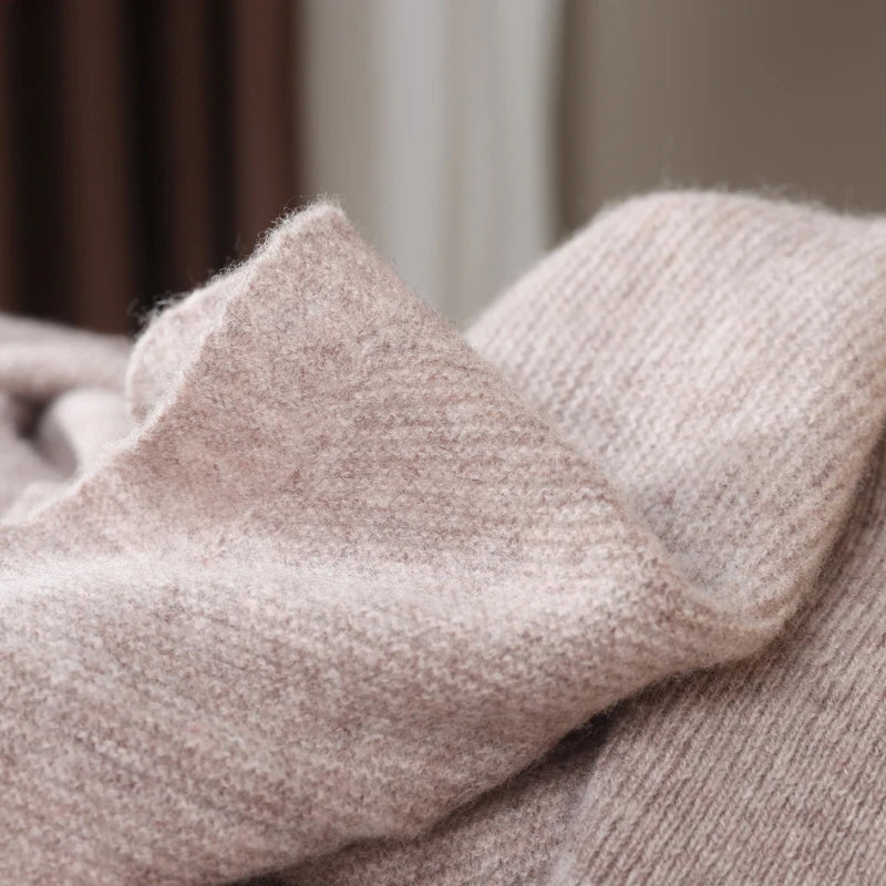 Aniza Merino Wool Women’s Cardigan – Long Sleeve Knit Top for Layering