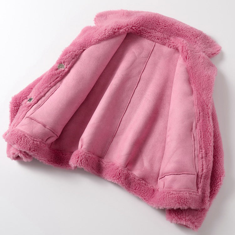 Alma Fleece Fur Coat