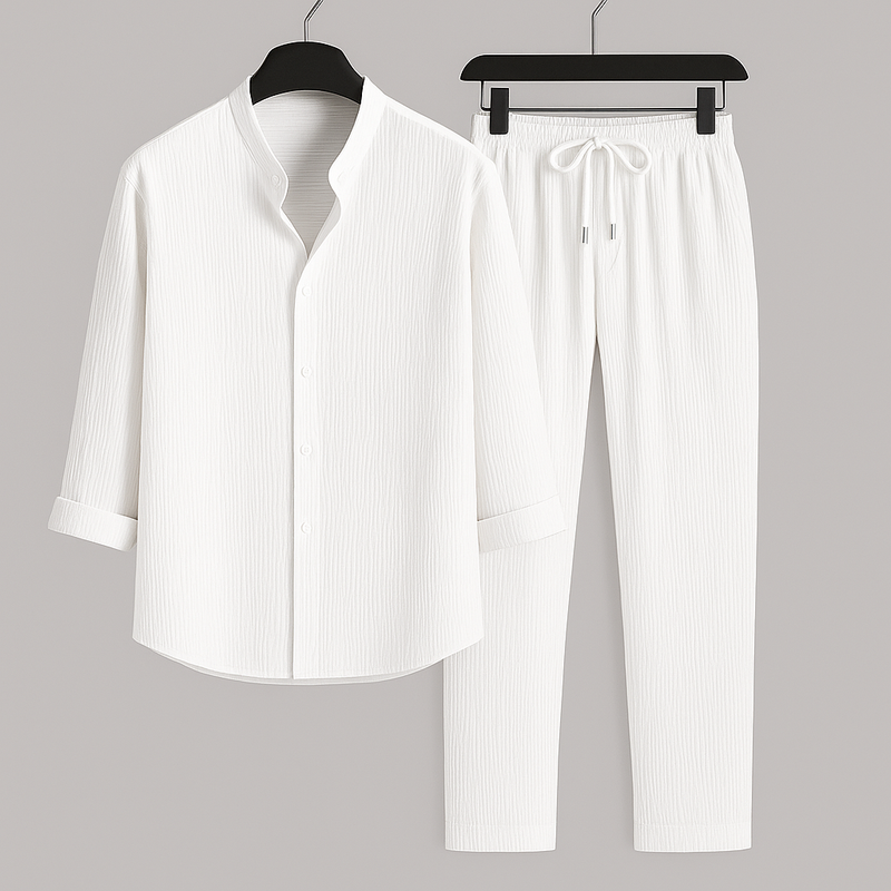 Sofia Lightweight Linen Two-Piece Set – Relaxed Fit for Effortless Summer Style 0