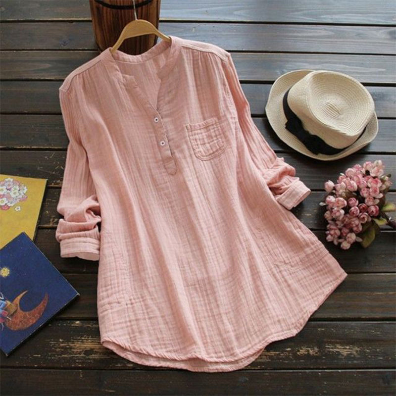 Sofia Relaxed Summer Blouse – Lightweight Polyester for Everyday Style 2