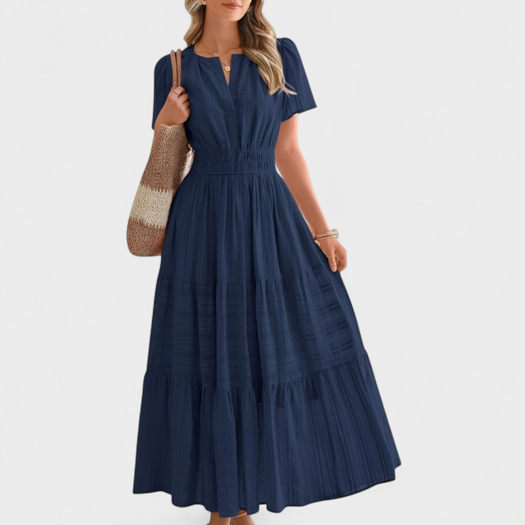 Sofia Summer Maxi Dress – Breathable Fabric with Flattering Elastic Waist 6
