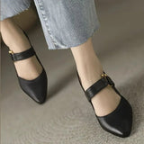 Sophia Black Slingback Heels – Premium Leather with Adjustable Fit & Orthopedic Comfort 3