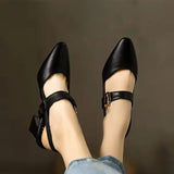 Sophia Black Slingback Heels – Premium Leather with Adjustable Fit & Orthopedic Comfort 4