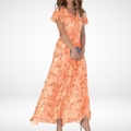 Sophia Elegant Midi Dress – Lightweight Fabric for Wedding Guests & Formal Events 0