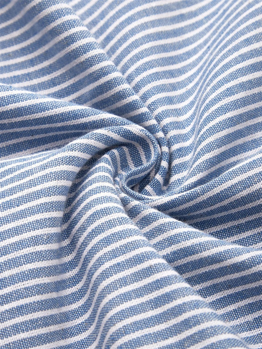 Sophia Striped Summer Dress - Lightweight Cotton with Relaxed Fit 3
