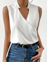 Sophie V-Neck Tank Top – Soft & Breathable for Women's Summer Outings 0