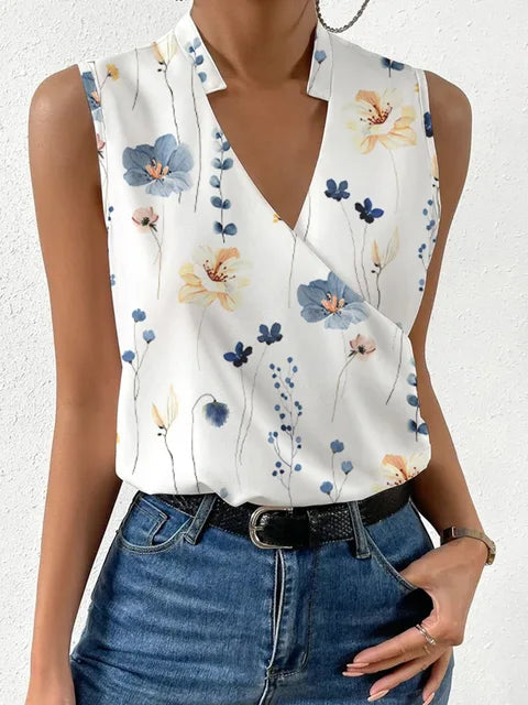 Sophie V-Neck Tank Top – Soft & Breathable for Women's Summer Outings 3