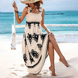 Sunny Coast Square Neck Summer Dress – Lightweight & Flowy for Beach Days 0