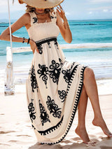Sunny Coast Square Neck Summer Dress – Lightweight & Flowy for Beach Days 4