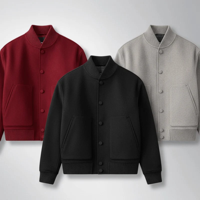 Dorian Men’s Wool Jacket – Lightweight Minimal Style