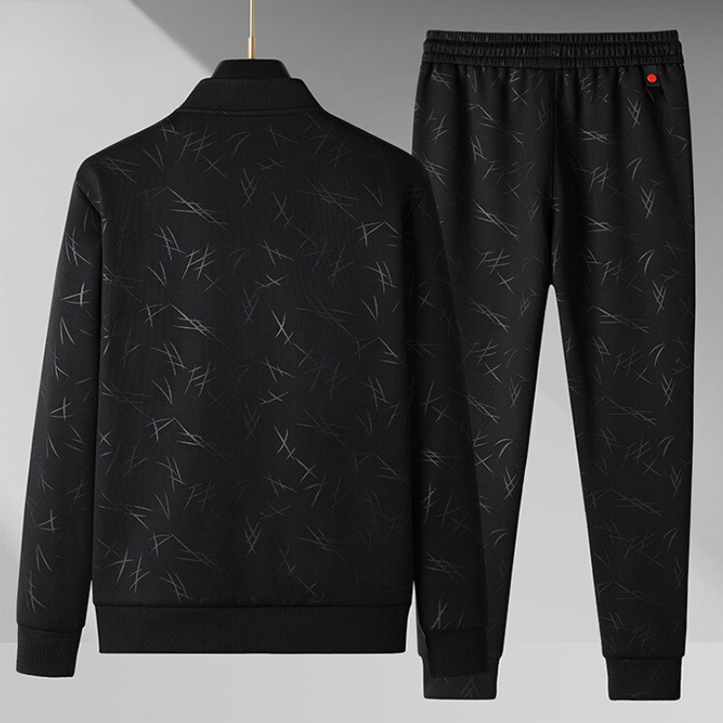 Caleb Performance Tracksuit – Men’s Zip-Up Activewear Set in Lightweight Stretch Fabric