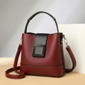 Morene Women's Leather Handbag – Genuine Leather with Snap Closure