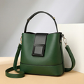 Morene Women's Leather Handbag – Genuine Leather with Snap Closure