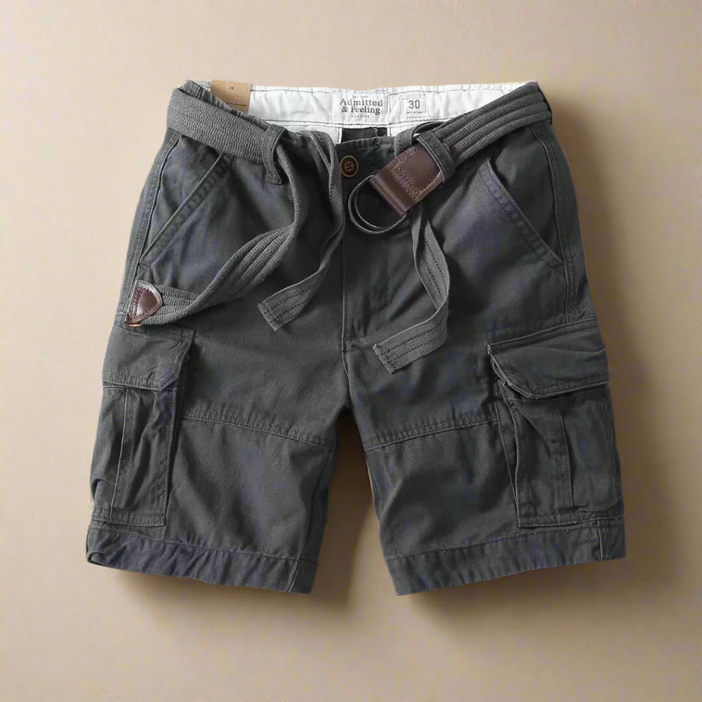 Urban Explorer Mens Cargo Shorts – Durable Cotton with Classic Fit & Utility Pockets 2