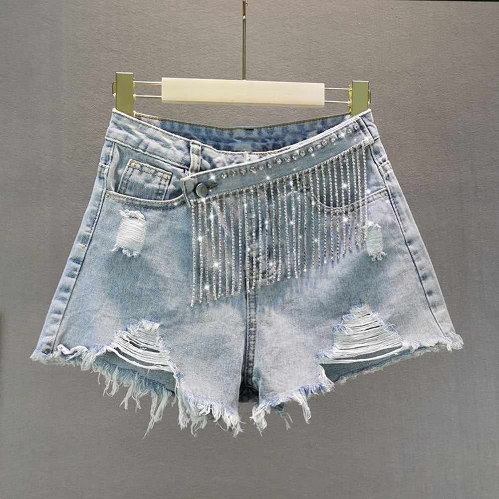 Urban Luxe High-Waisted Shorts – Breathable Polyester for Effortless Style 0