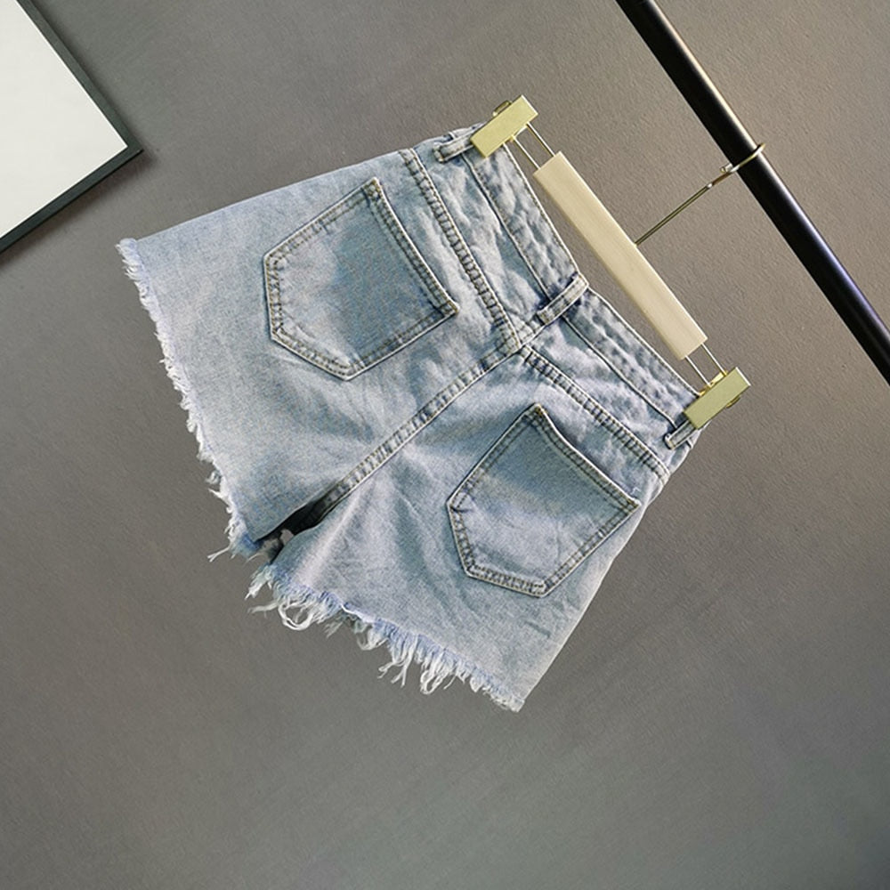 Urban Luxe High-Waisted Shorts – Breathable Polyester for Effortless Style 1