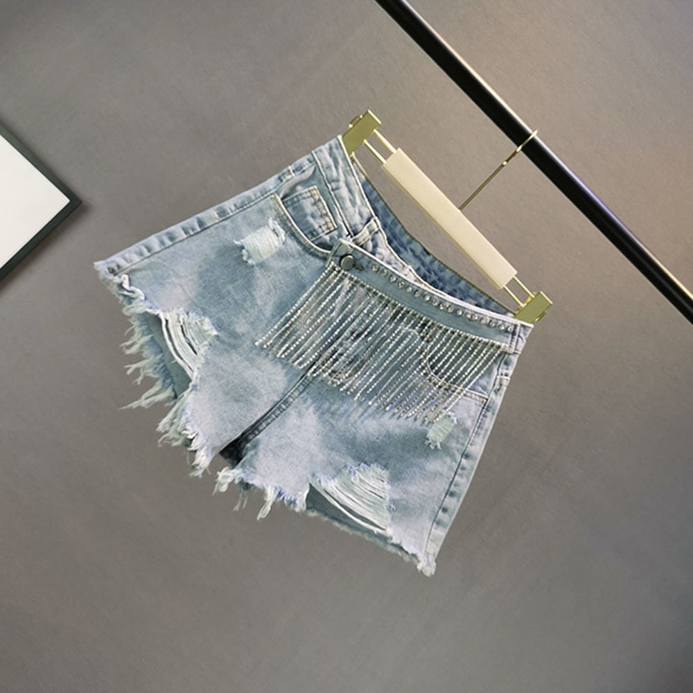 Urban Luxe High-Waisted Shorts – Breathable Polyester for Effortless Style 2