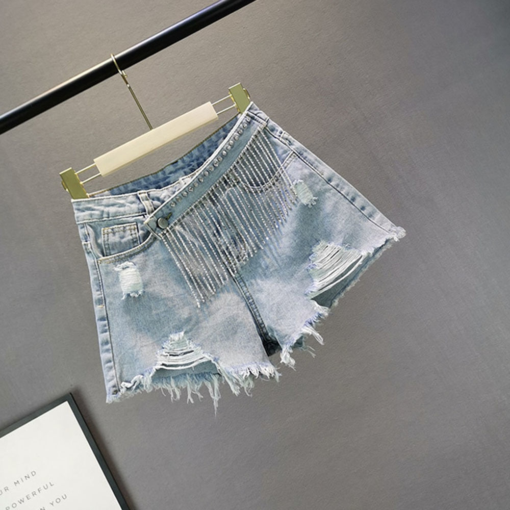 Urban Luxe High-Waisted Shorts – Breathable Polyester for Effortless Style 3