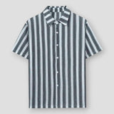 Valencia Lightweight Cotton Polo Shirt – Striped Design for Relaxed Fit Summer Style 2