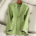 Elena Women’s Blazer – Tailored Fit with Blush-Toned Elegance & Polished Structure