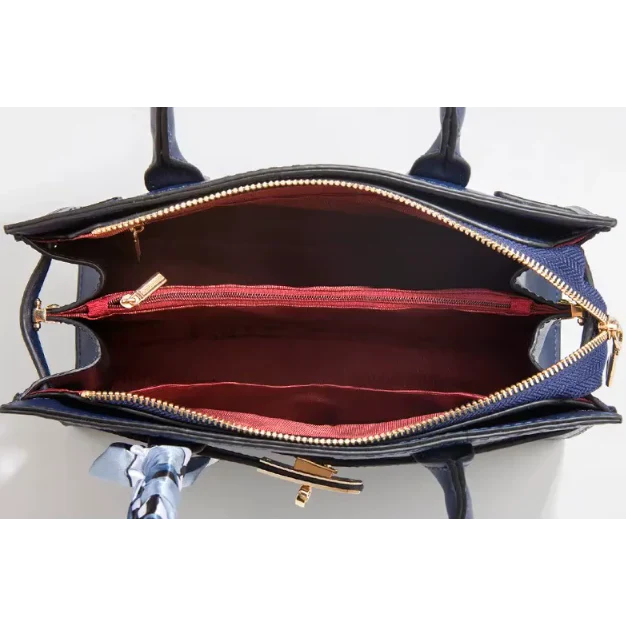 Rani Women’s Handbag – Genuine Leather with Buckle Closure & Crossbody Strap