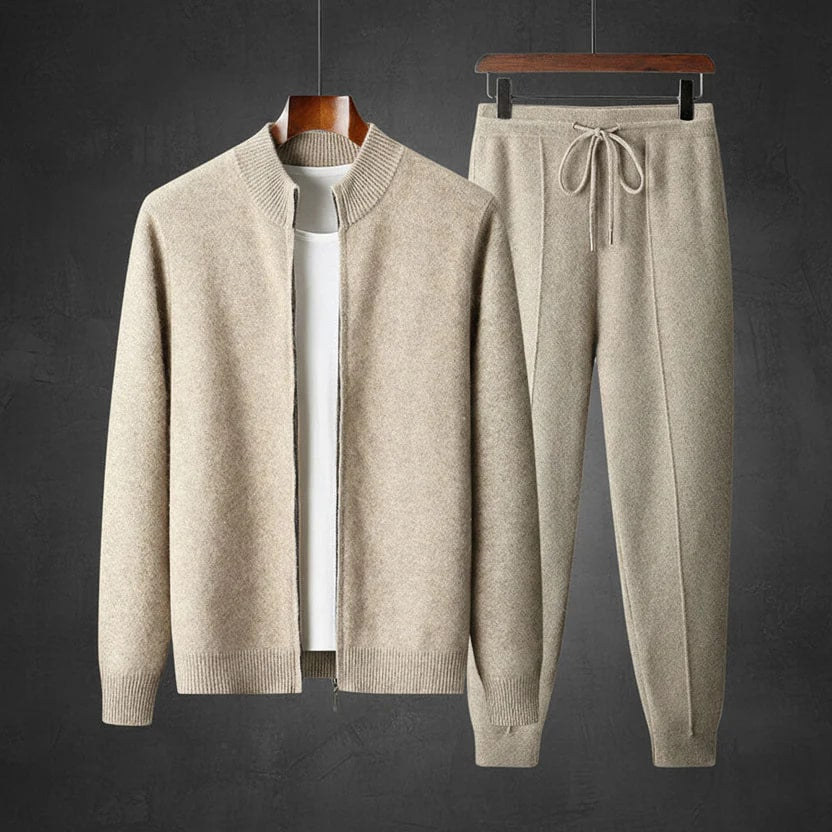 Camden Men’s Tracksuit – Soft Full-Zip Jacket & Tailored Lounge Pants