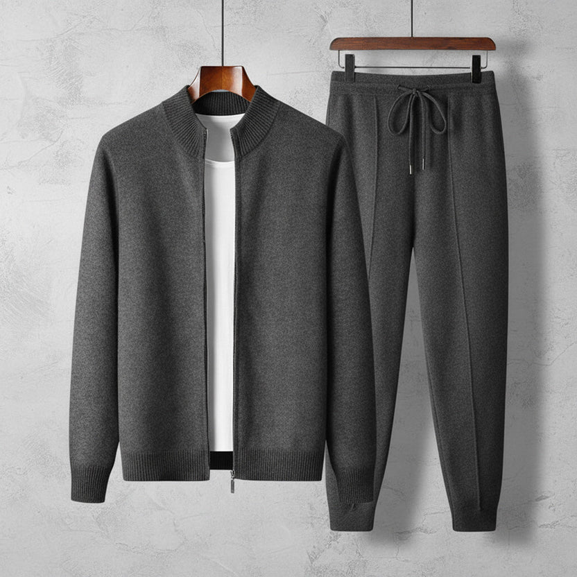 Camden Men’s Tracksuit – Soft Full-Zip Jacket & Tailored Lounge Pants