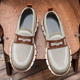 Verona Chunky Loafers for Women – Breathable Mesh with Faux Leather Accent 1