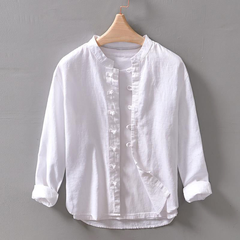 Verona Women's Ramie Blouse – Lightweight Fabric with Mandarin Collar & Relaxed Fit 1