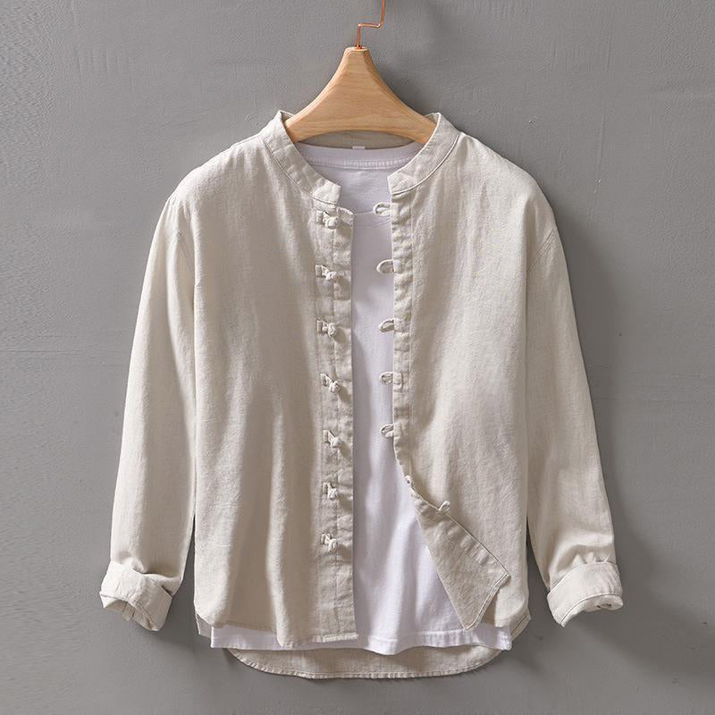 Verona Women's Ramie Blouse – Lightweight Fabric with Mandarin Collar & Relaxed Fit 2