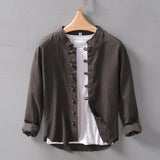 Verona Women's Ramie Blouse – Lightweight Fabric with Mandarin Collar & Relaxed Fit 3