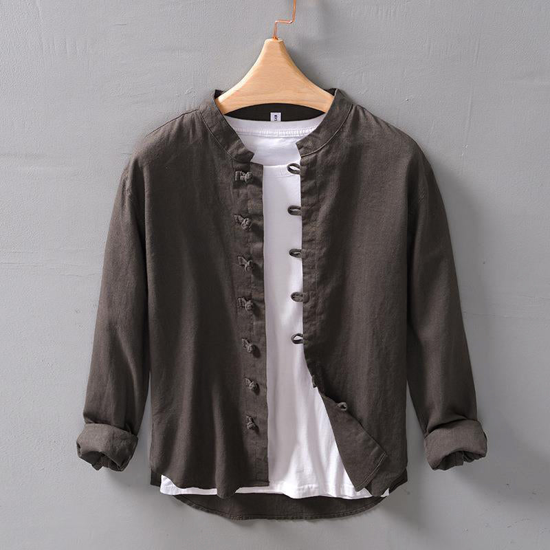 Verona Women's Ramie Blouse – Lightweight Fabric with Mandarin Collar & Relaxed Fit 3