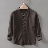 Verona Women's Ramie Blouse – Lightweight Fabric with Mandarin Collar & Relaxed Fit 4
