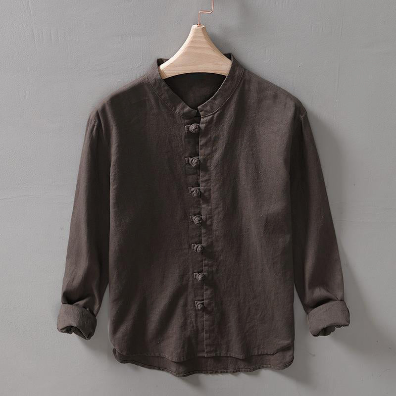 Verona Women's Ramie Blouse – Lightweight Fabric with Mandarin Collar & Relaxed Fit 4