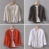 Verona Women's Ramie Blouse – Lightweight Fabric with Mandarin Collar & Relaxed Fit 5