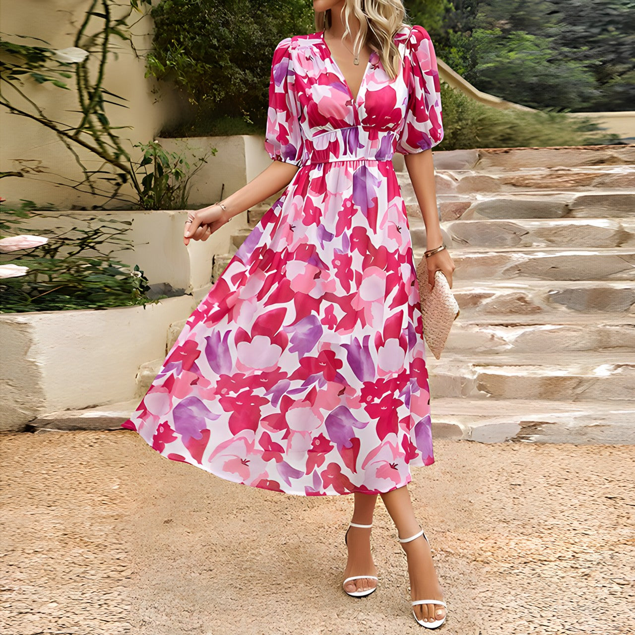 Willow Floral Maxi Dress – Lightweight & Flowing for Wedding Guests 7