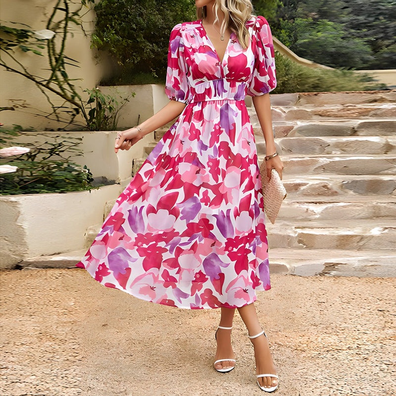 Willow Floral Maxi Dress – Lightweight & Flowing for Wedding Guests 7