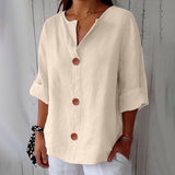 Willow Plus Size Blouse – Lightweight Textured Design for Effortless Summer Style 0