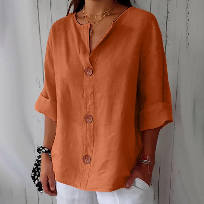 Willow Plus Size Blouse – Lightweight Textured Design for Effortless Summer Style 1