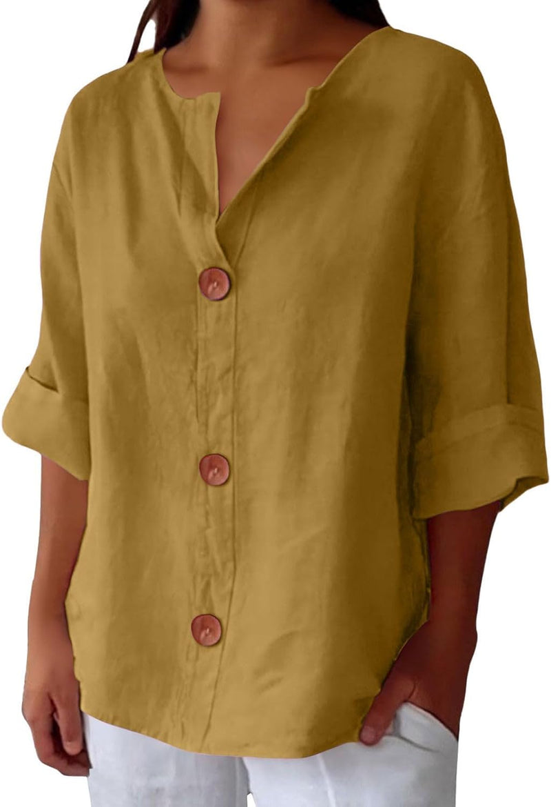 Willow Plus Size Blouse – Lightweight Textured Design for Effortless Summer Style 3