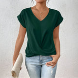 Willow Women's Top – Soft Draped Blouse for Effortless Comfort & Style 3