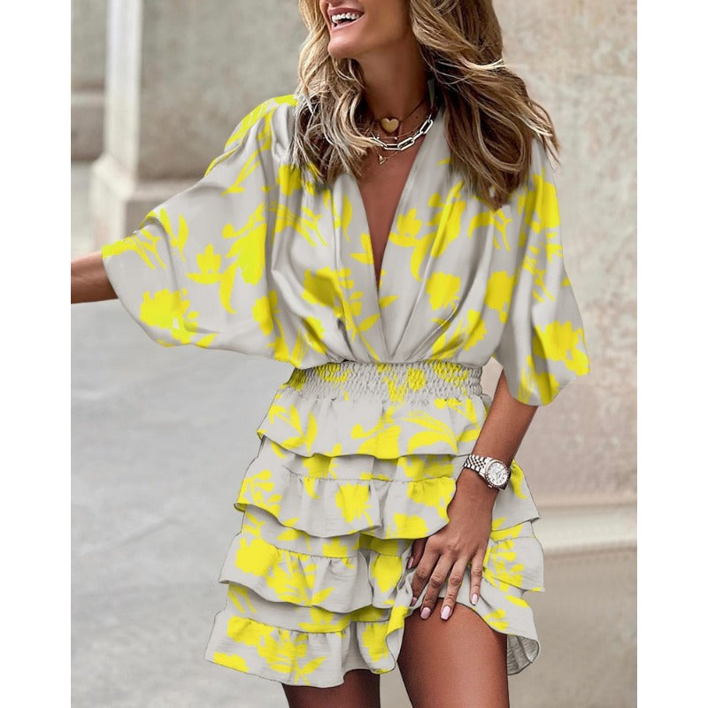 Venice Tropical Printed Sundress