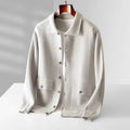 Charles Men’s Wool Cardigan – Smart Casual Knit Sweater