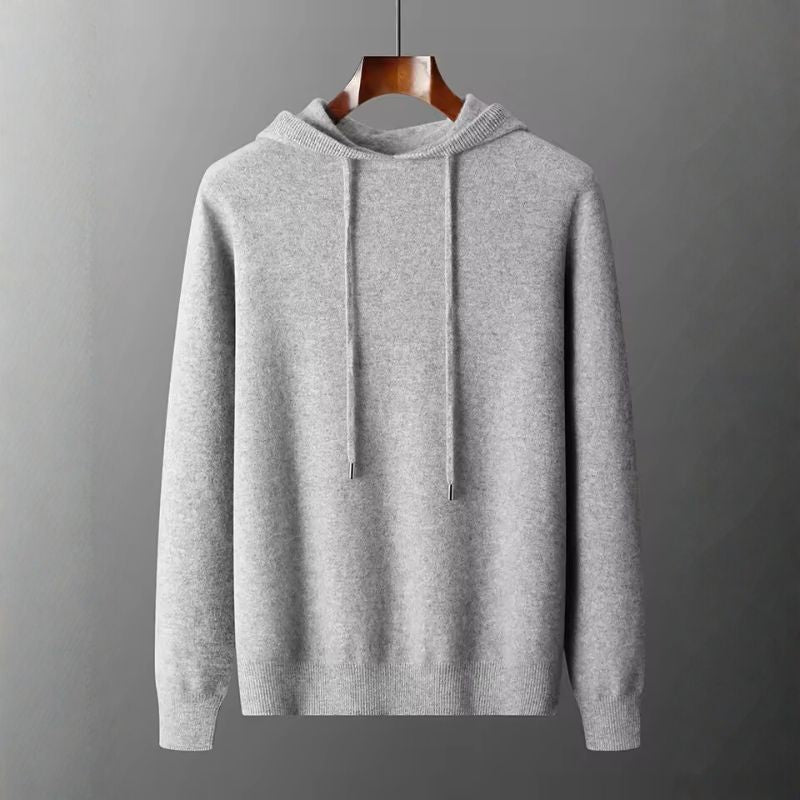 Landon Men’s Lounge Set – Cashmere Hooded Pullover & Pants