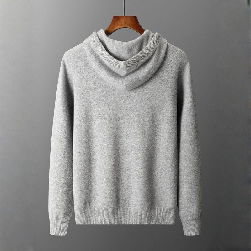 Landon Men’s Lounge Set – Cashmere Hooded Pullover & Pants