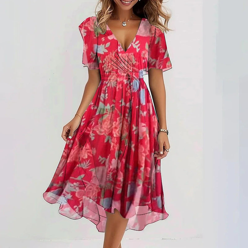 Clara Soft Drape Mini Dress – Effortless Everyday Style with a Feminine Touch