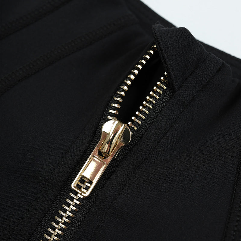 Finn Slimming Zip Jacket & Flared Pants Set