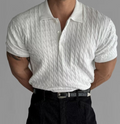 Ralph Cable Knit Polo – Luxe Texture in a Modern Silhouette