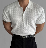 Ralph Cable Knit Polo – Luxe Texture in a Modern Silhouette